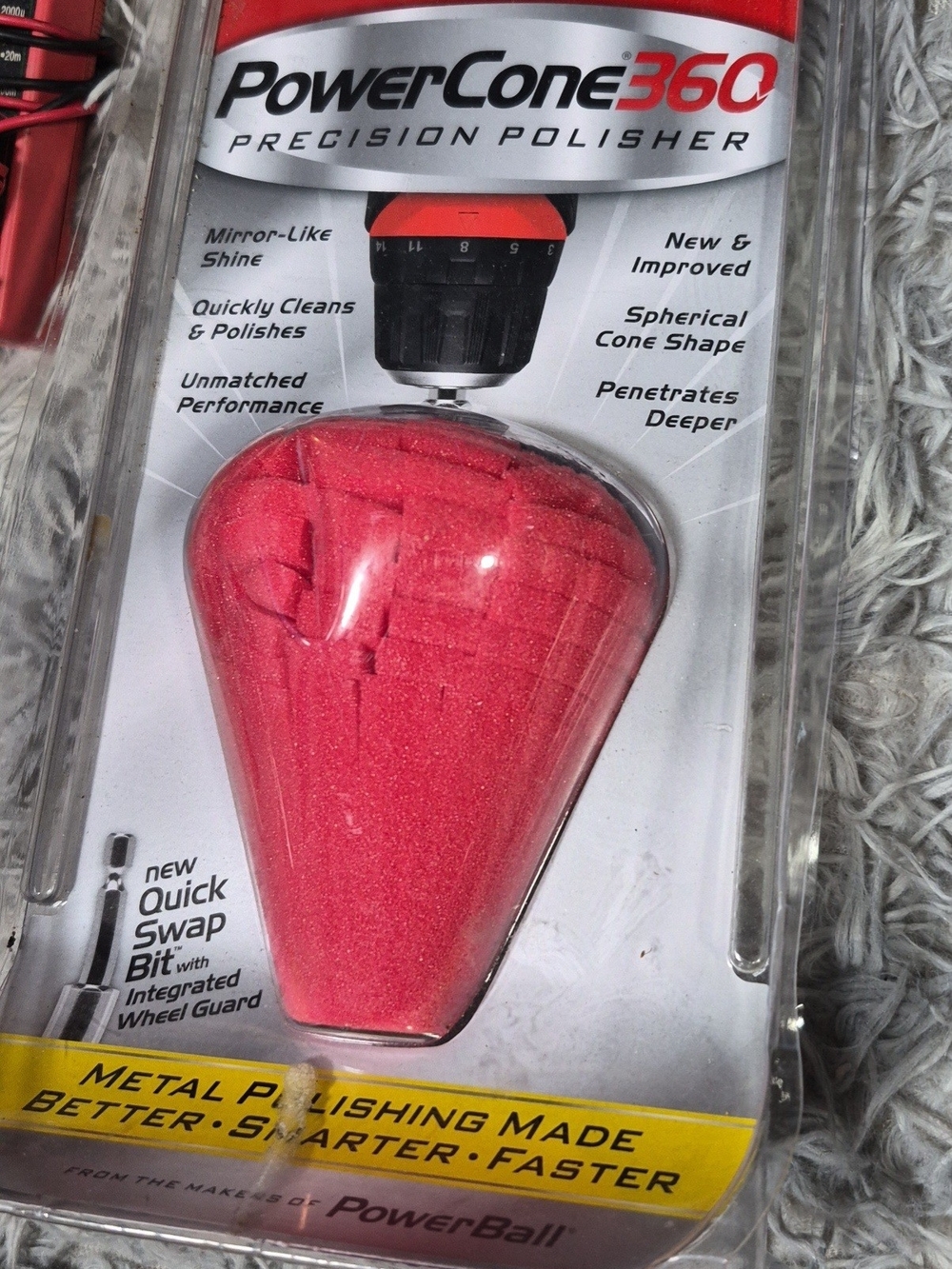 PowerCone360 Precision Polisher - Red Cone Attachment